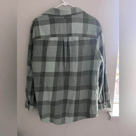 Roxy Flannel Shirt Women’s Size Large - Picture 4 of 6